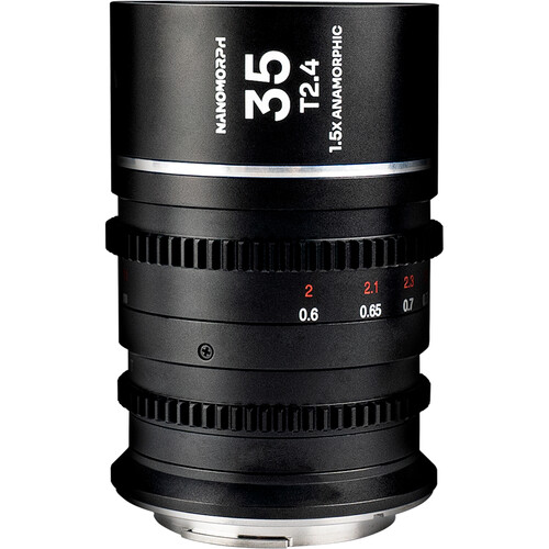 Laowa Nanomorph 35mm T2.4 1.5x S35 Anamorphic (Sony E, Canon RF, Fuji X, m43, ARRI PL & Canon EF) Silver Flare model - 1